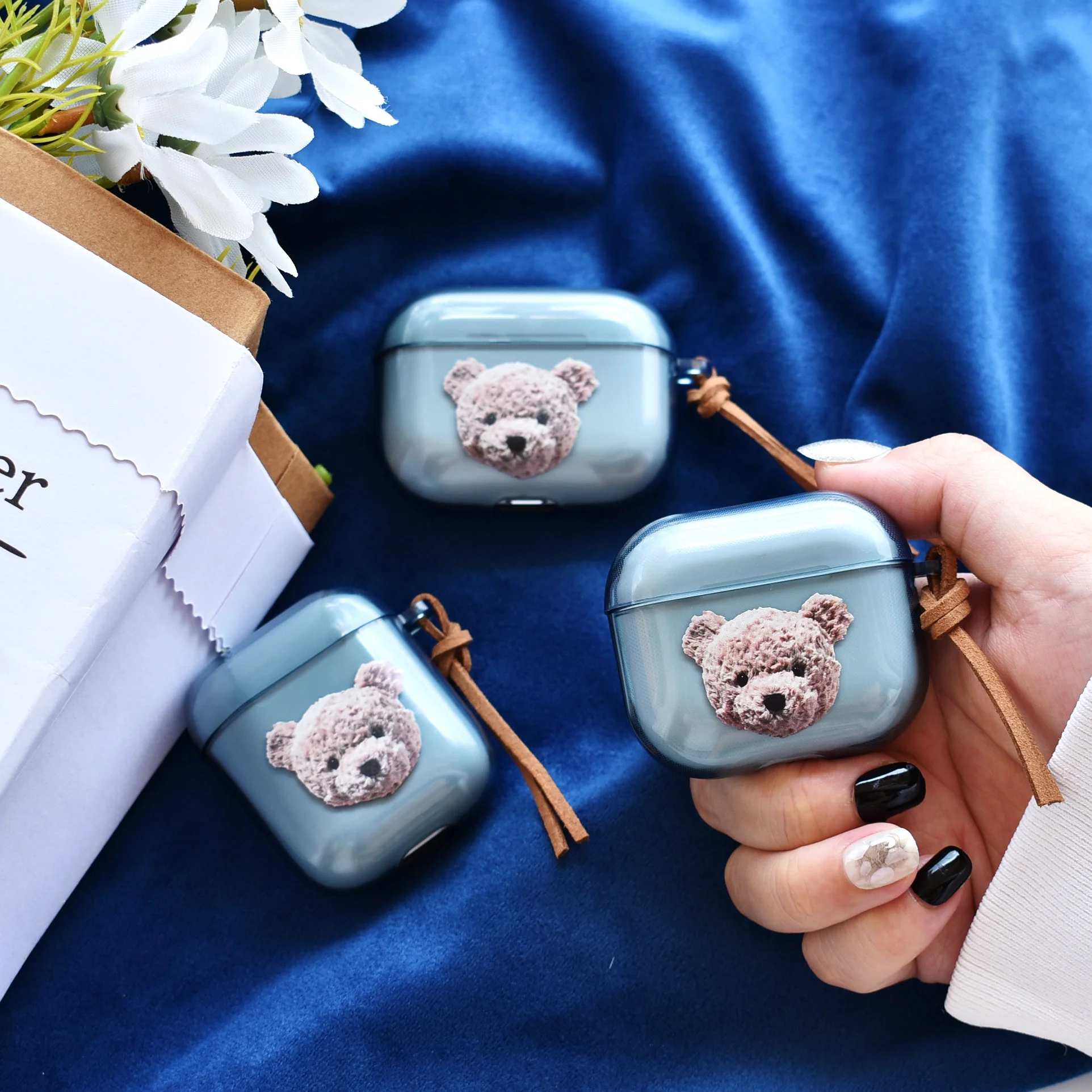 Simpatica Custodia Per Auricolari In Silicone Per Apple Airpods 3 1 2 Pro Custodia Cover Adorabile Per Airpods 3 2021 Custodia Per Airpod 3 Pro