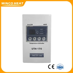 Minco Heat UTH-170 18A 100~240V 50/60Hz Floor Heating Thermostat with External Sensor for Room Temperature Controller