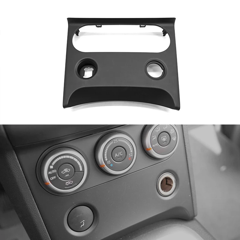 

Панель переключателя кондиционера автомобиля, панель прикуривателя для Nissan Qashqai 2008-2015, автомобильные аксессуары