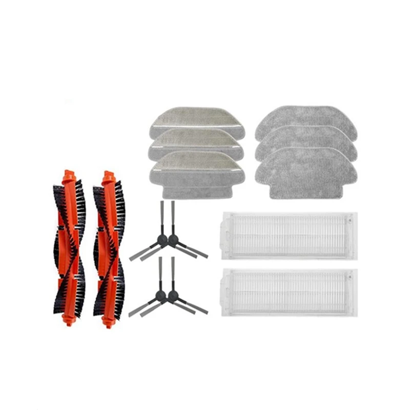 Promotion!HEPA Filter Main Brush Mop For XIAOMI MIJIA Sweeping Mopping Robot Vacuum Cleaner STYJ02YM Spare Par Pack Kits | Бытовая