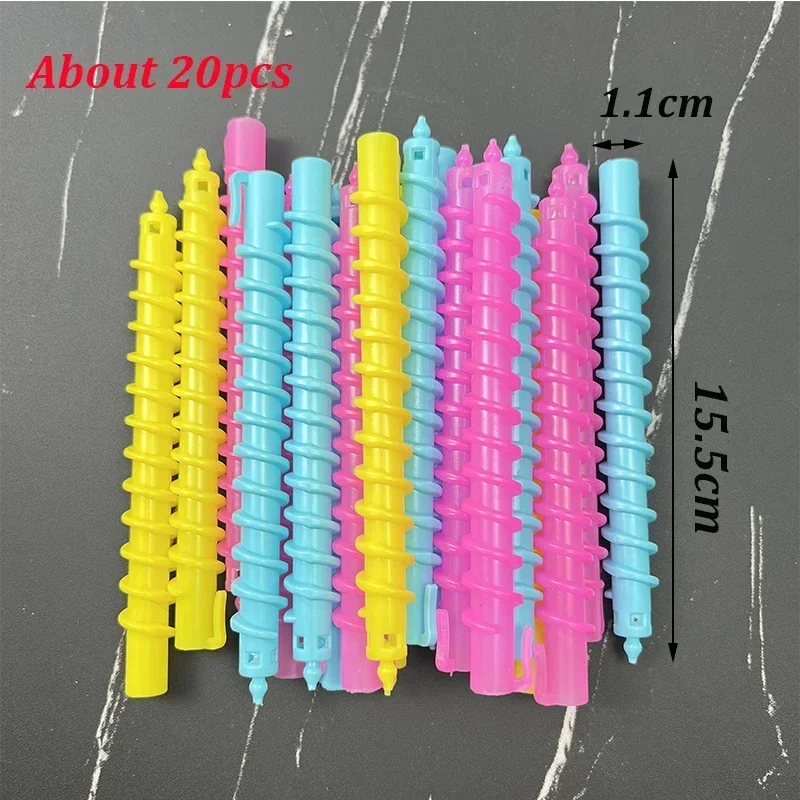 Hair Curling Tools 20/28Pcs Professional Heatless Hair Curler No Heat Hair Rollers Sleeping Soft Spiral Curls Lazy Perm Curling Rod Rollers
