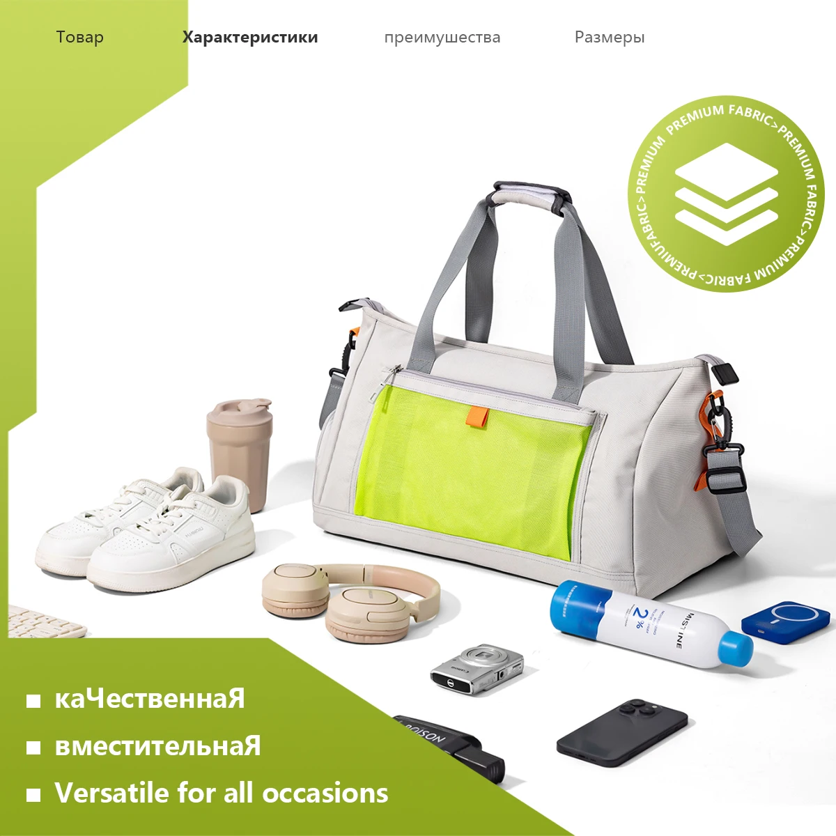 Travel Bag Women's Short-Distance Lightweight Large-Capacity Luggage Bag Satchel Travel Storage Yoga Fitness Suitcase Additional Bag Boarding Abroad Moving Fishing