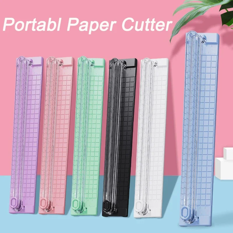 Portable A3/A4 Manual Paper Cutter Cutting Tools Blade Bi-directional Sliding Paper Cutter Easy Cutting For Offices School Home
