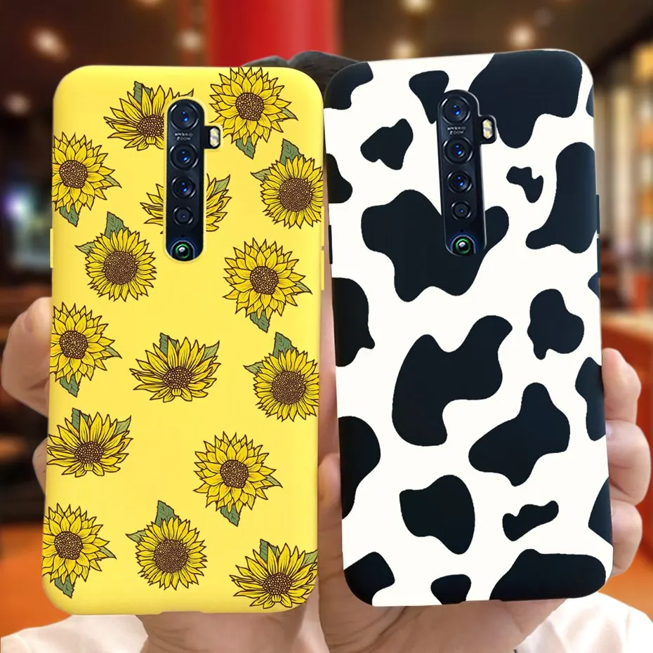 Cute Printed Liquid Silicone Soft TPU Phone Case, Bumper Back Cover