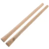 2 Pcs Solid Wood Handle Replacement Handle For Hoess for Woodworking Hoe Garden Replace Easy Mounts Replacement Hammer Grip Long 6
