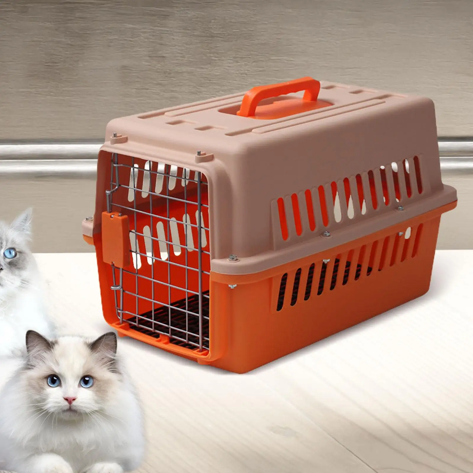 Pet Carrier Breathable and Handle Pet Porter Fashion Dog Kennel for Walking Indoor Outdoor Rabbits Pet Store Quick Trips