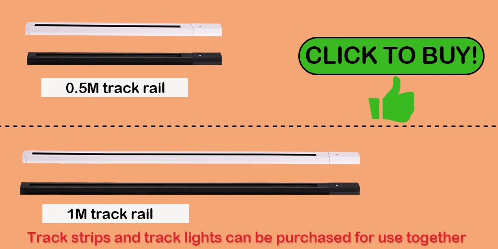 Description Picture 2 of itemSet Track Lamps led strip lights LED Spot Lighting Track Light Fixtures Ceiling Wall Living Room Tracks Spots Home Rail lighting