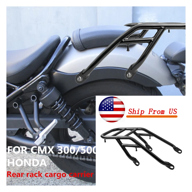 

Задний багажник для мотоцикла CMX 300 500, для Honda Rebel CMX 500 Rebel CMX 300 2017-2021 2018 2019 2020
