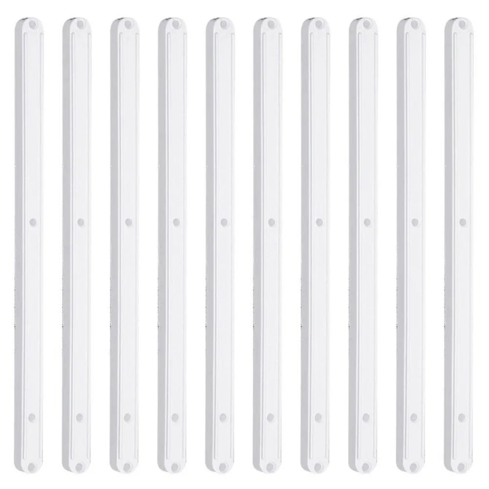 10-Piece Set of Durable Plastic Drawer Slides for Cabinets and Cupboards
