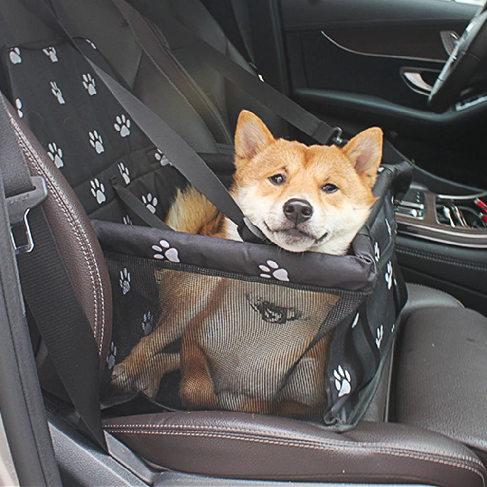 Pet Dog Car Carrier Seat Bag Waterproof Basket Folding Hammock Pet Carriers Bag For Small Cat Dogs Safety Travelling Mesh bag