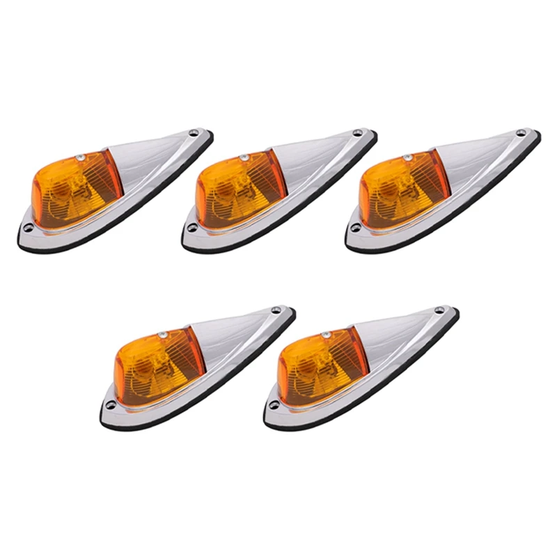 

DC 12V желтая КАПЛЕВИДНАЯ кабина, фонарь для кабины, фонарь для передней и задней кабины, габаритный фонарь для крыши, детали для грузовика, фургона