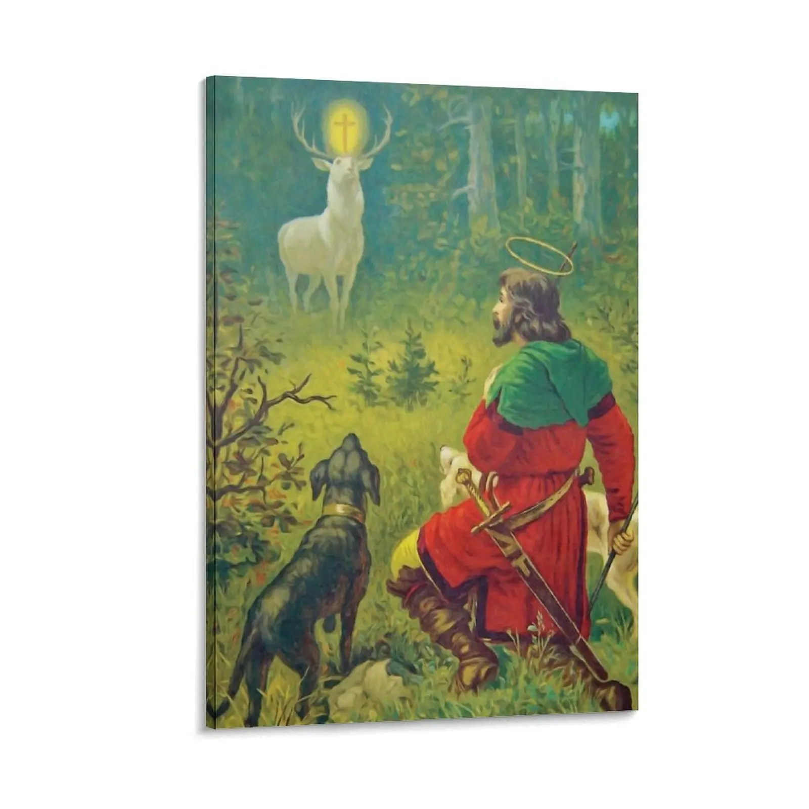 

Saint Hubertus Canvas Painting Bedroom deco wallpapers home decor