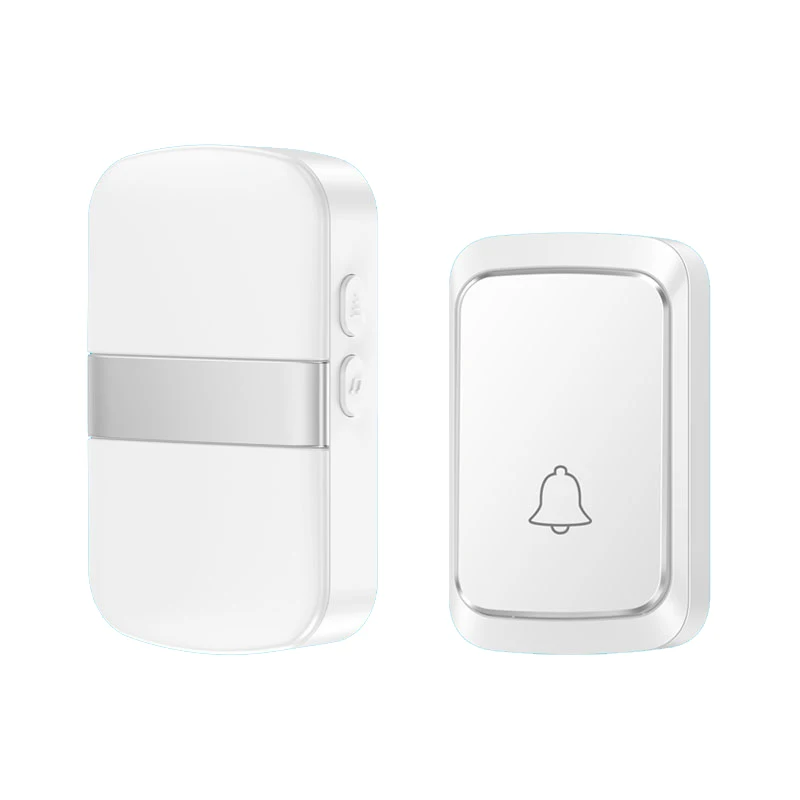 Wireless Smart Doorbell with 60 Chimes and Long-Range Remote Operability (Battery-Powered)