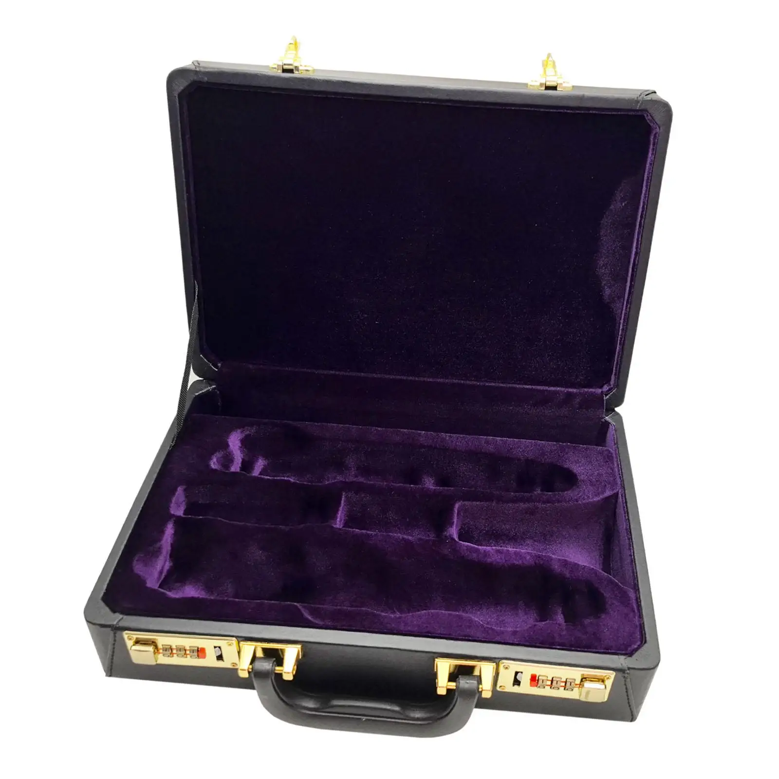 클라리넷 케이스 벨벳 내부 소재의 휴대용 가방으로 야외 밴드 공연에 적합합니다.