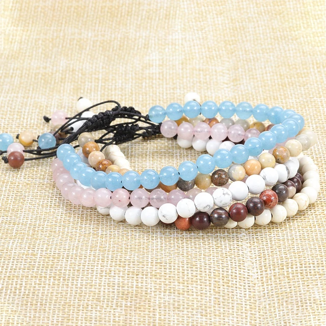 Svovin 12 Pcs 8mm Gemstones Beaded Bracelets for Men India | Ubuy