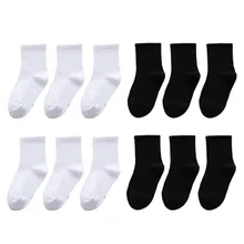 20 Pieces=10 Pairs Children Socks Spring&Autumn Cotton High Quality Girls Boys Socks 1-9 Year Kids Socks