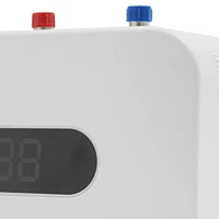 Chauffe-eau électrique 6L 1500W avec prise supérieure, sous évier instantané pour salle de bain, douche d'eau chaude, chauffage de cuisine domestique 5