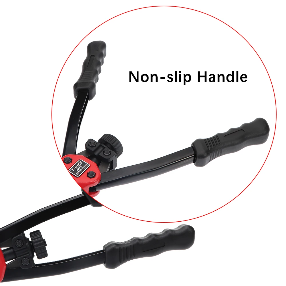 Pistola remachadora de cabeza plana BT606 herramienta de remache Manual pesada ciega  mandriles M3  M4   M5  M6 M8 3