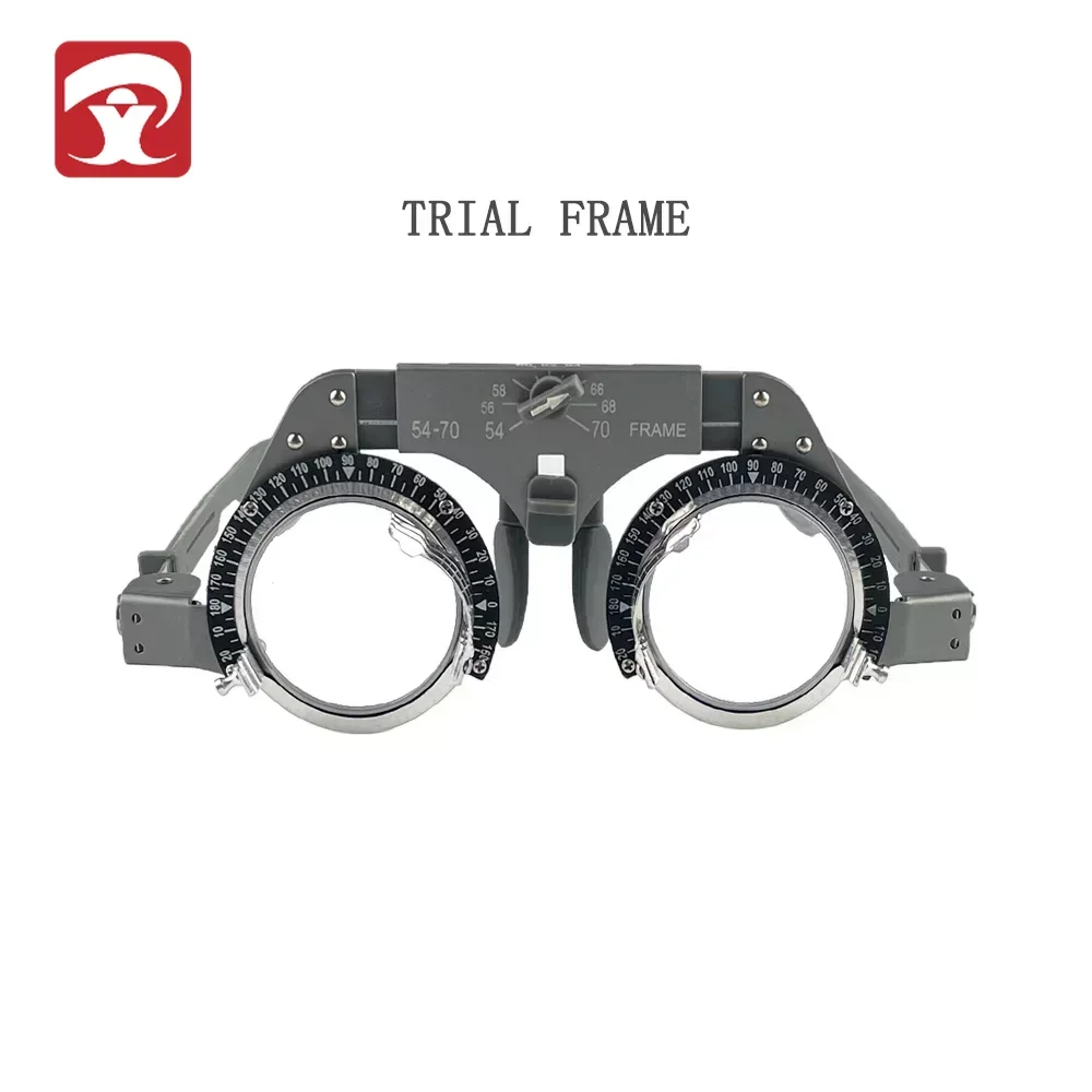 

High Quality Ophthalmic Trial Frame Titanium Material Adjustable PD 54-70mm STF-5470