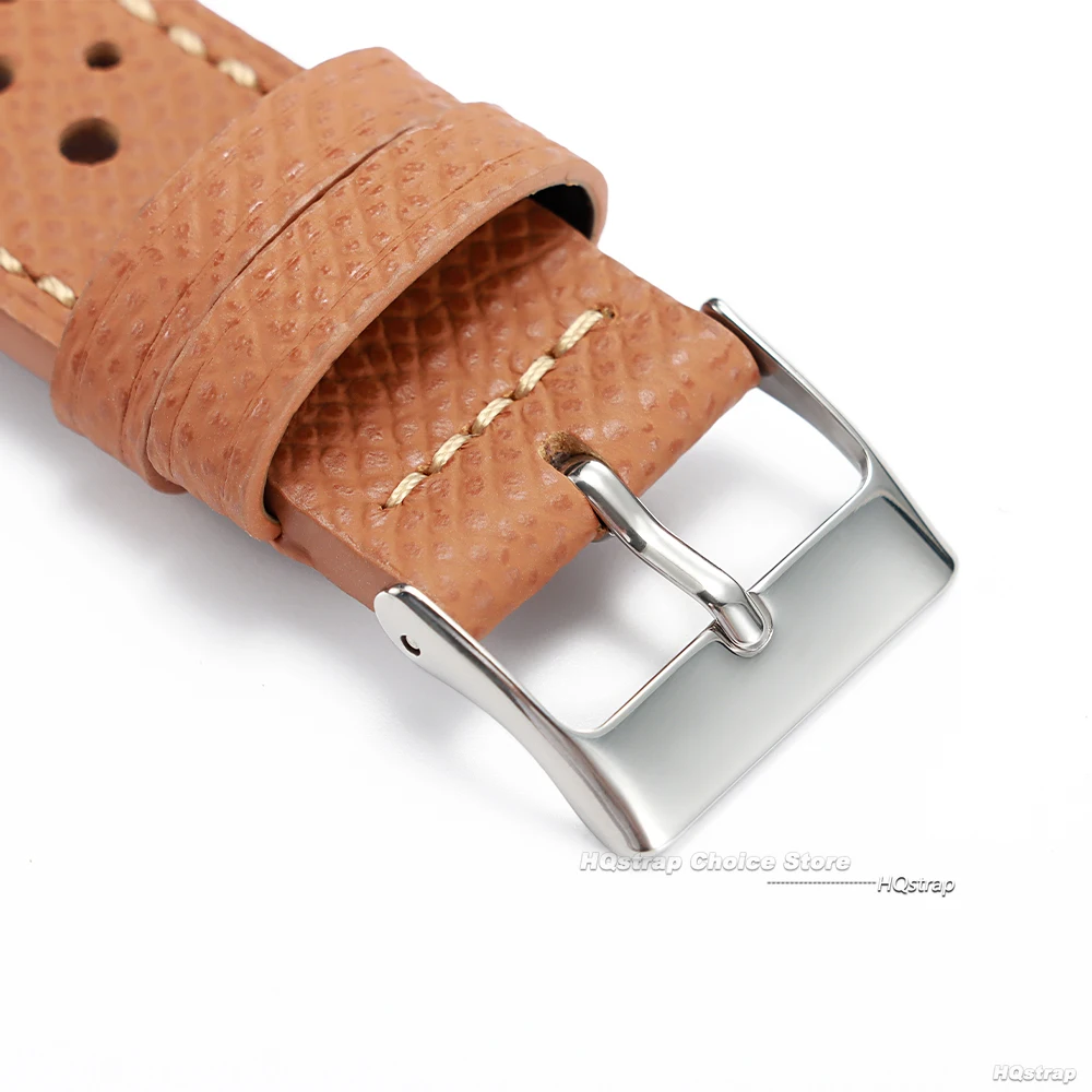 Vintage Handmade Cowhide Leather Watch Strap - Breathable Quick Release in Multiple Colors