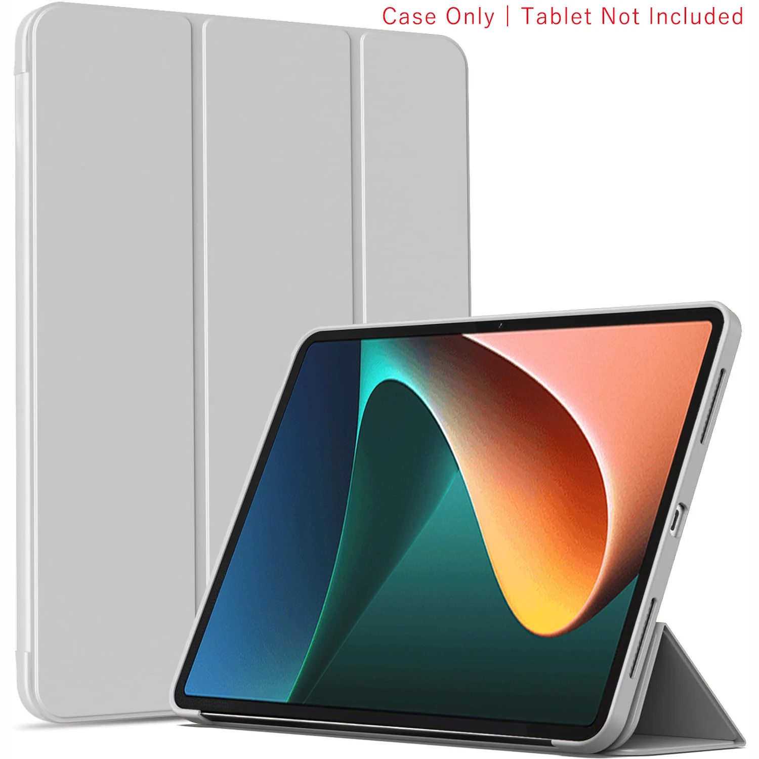 Premium Tri-fold Magnetic Stand PU Leather Protective Tablet Case with Auto Sleep/Wake Function