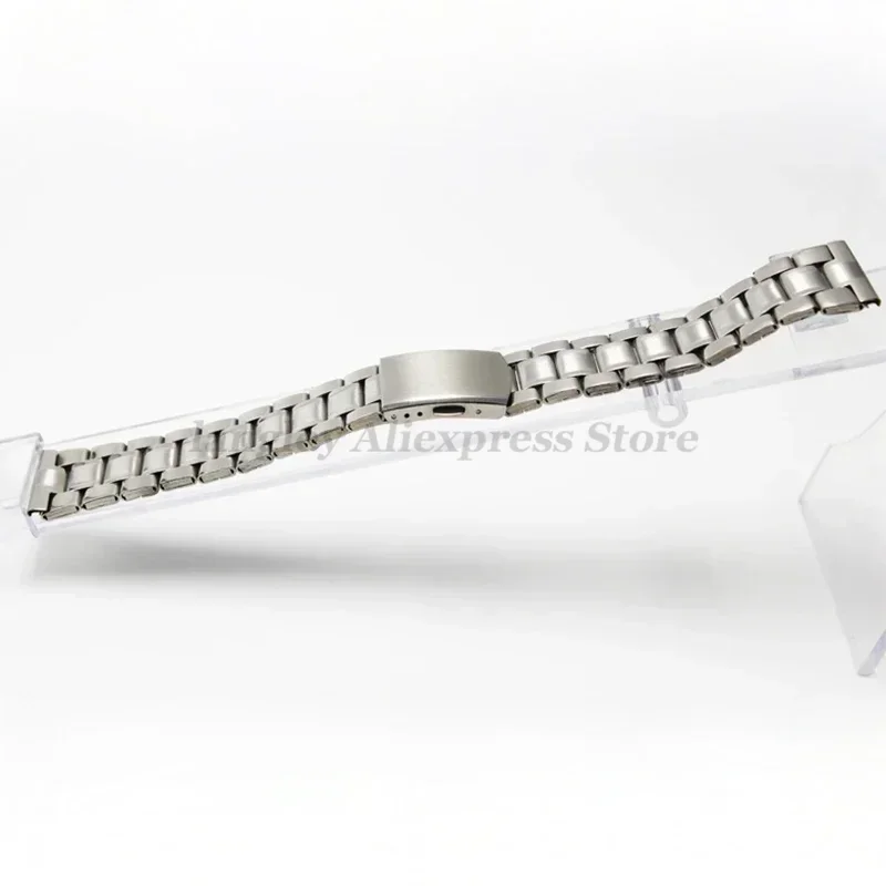 Stainless Steel Lightweight Watch Band with Clasp Closure