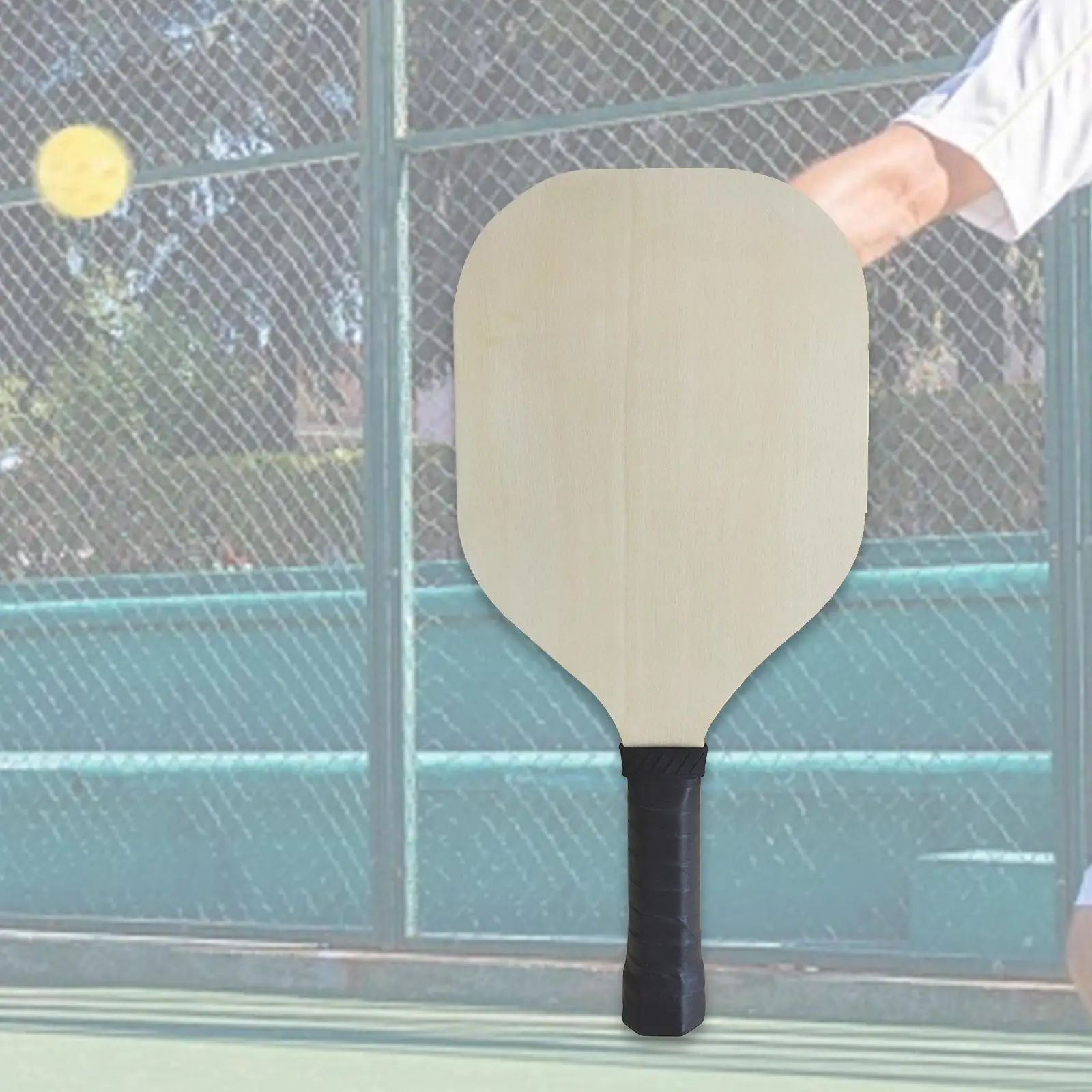 Pickleball Ball Paddle Wood Comfortable Nonslip Gripping Professional for Equipment Beginner Outdoor and Indoor Player Men Women