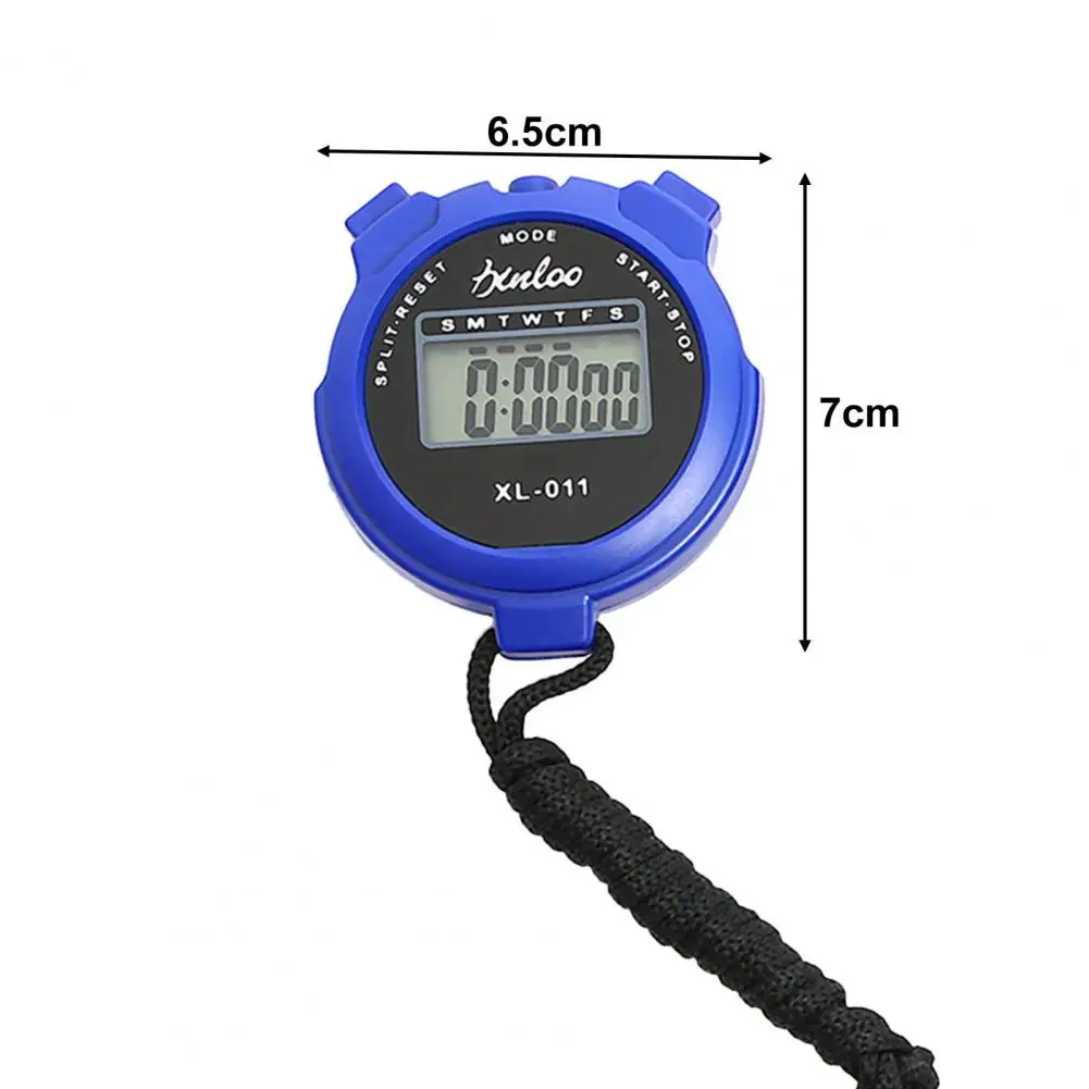 Electronic Stopwatch Digital Timer Waterproof Digital Stopwatch with Silent Timer Chronograph Function Compact Size for Sports