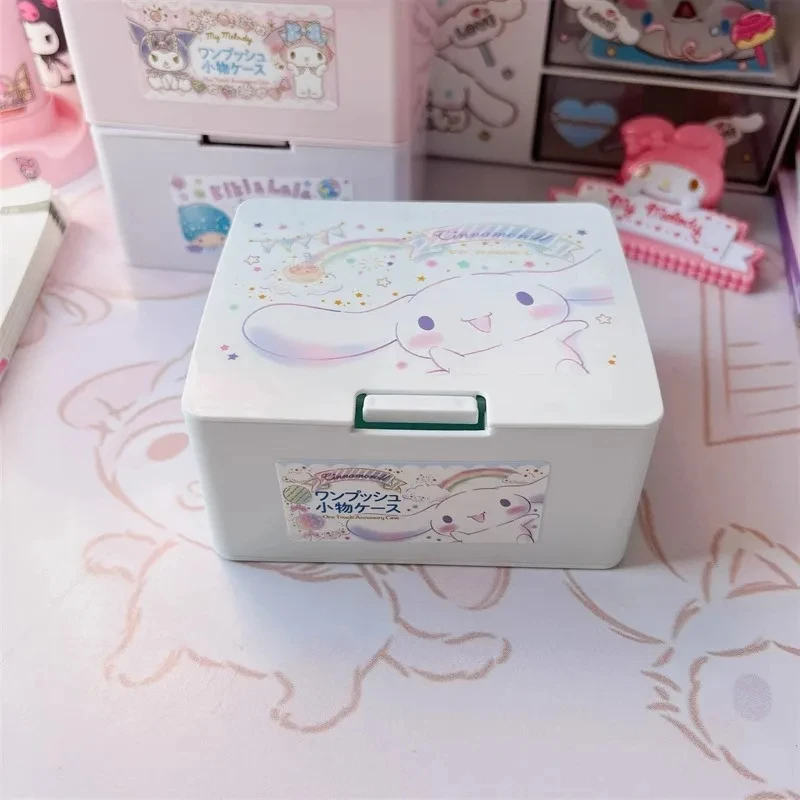 Sanrio Storage Box Kawaii My Melody Cinnamoroll Anime Cartoon Cute Student  Dormitory Household Cosmetics Drug Storage Toys Girls - AliExpress