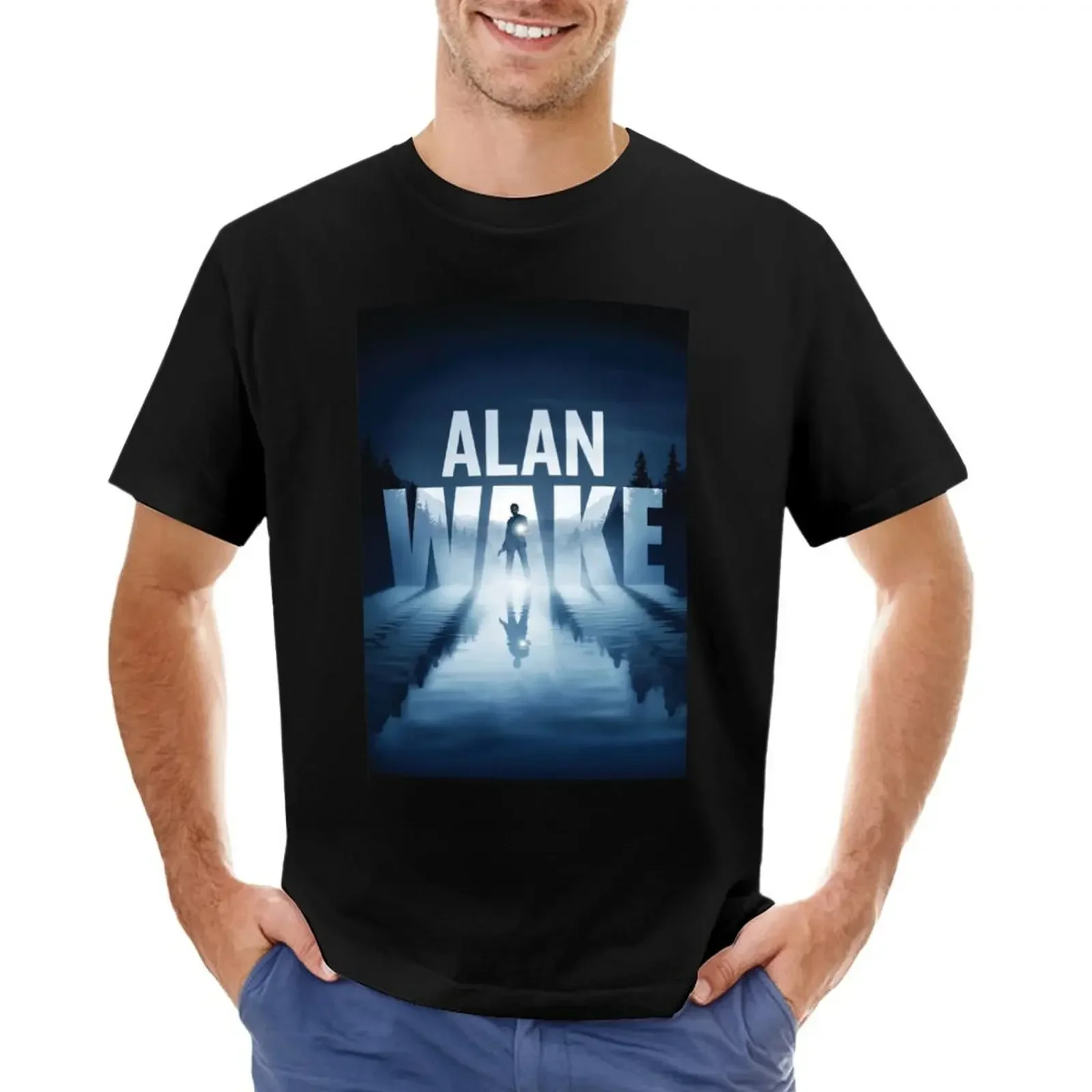 Alan Wake 2 T-Shirt Graphics Boys Animal Print Mens T-Shirt Pack