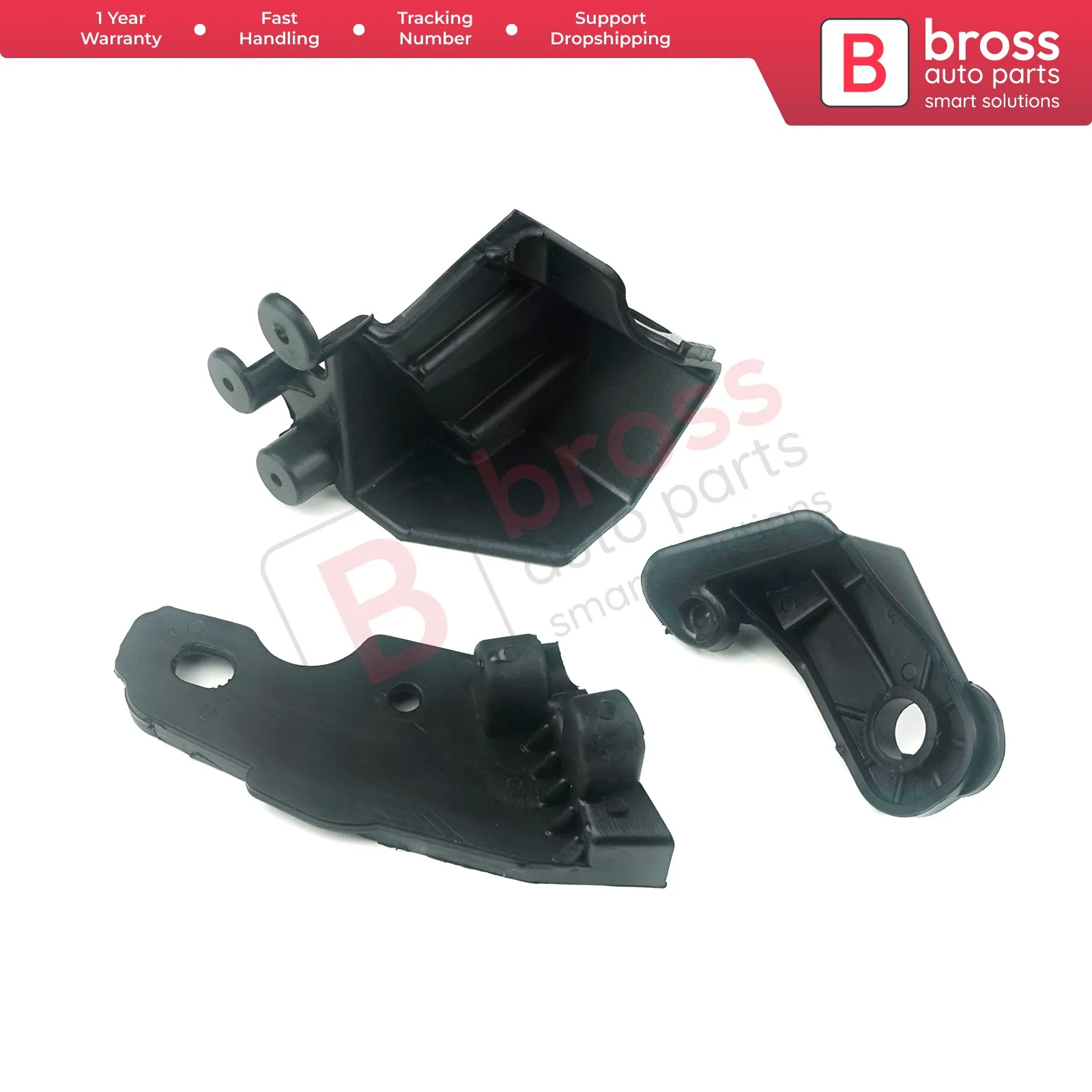 

BHL551 Car Headlight Housing Repair Mount Holder Bracket Tab Clips Right for Fiat Doblo MK2 263 Facelift 2015-2022 51974243