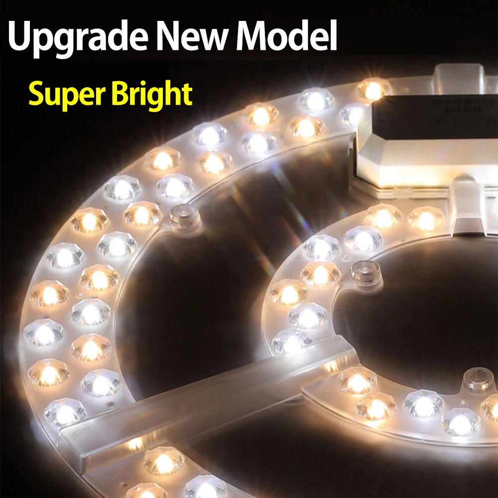 LED Panel Light 220V-240V Ceiling Light LED Module 24W-120W Round Ring Replacement Board for Indoor Ceiling Lighting led light led ceiling light led panel ceiling light module