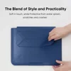 XPPen Tablet Sleeve Bag with Portable Stand Blue Color Leather Splash Protection for Magic Drawing Pad 12 Inch Tablet 4
