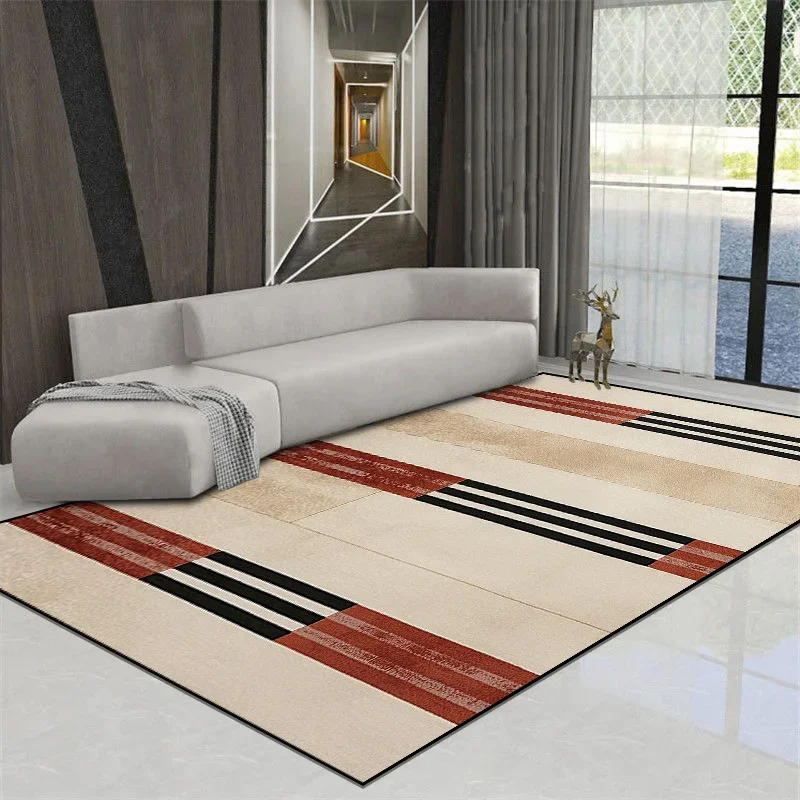 Modern Carpets for Living Room Simple Household Mat Large Area Decorative Bedroom Rugs Non Slip Children's Rug Customizable 5
