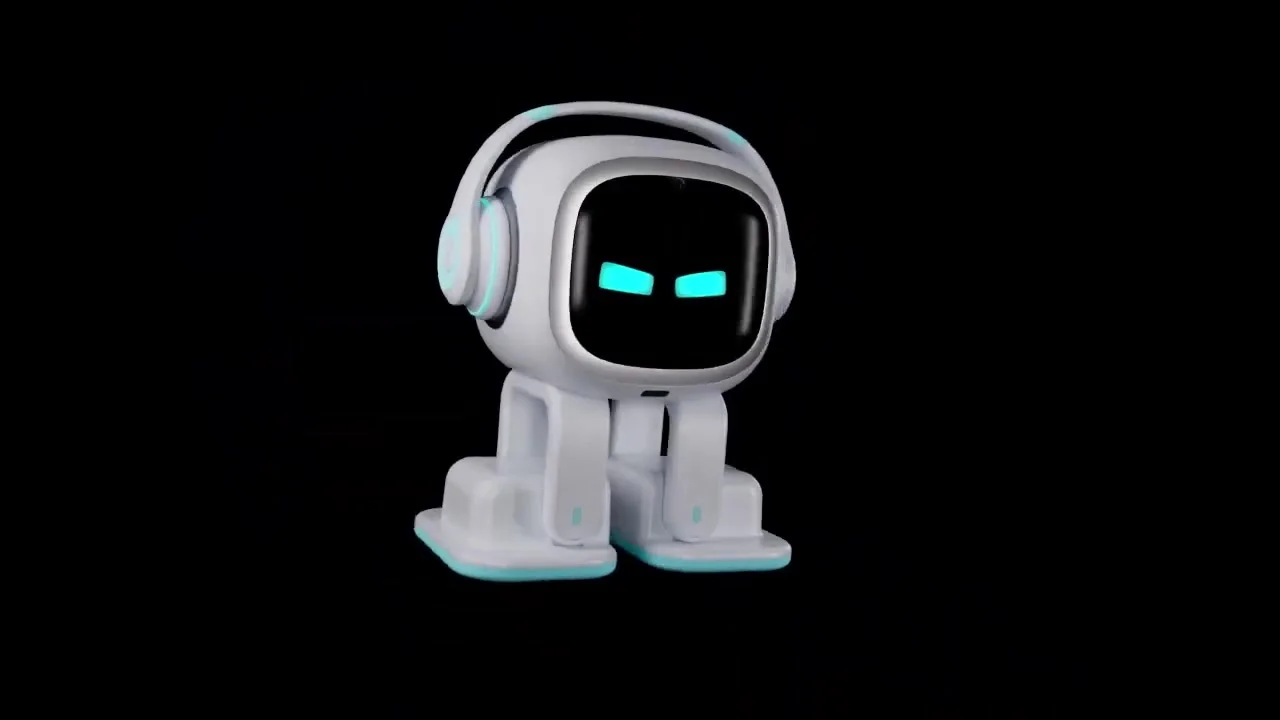 ほぼ未使用】 EMO White Robot+EMO GO セット ほぼ未使用】 EMO White