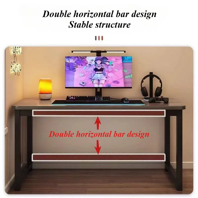 مكتب دراسة خشب جوز/بلوط ٨٠سم/١٠٠سم