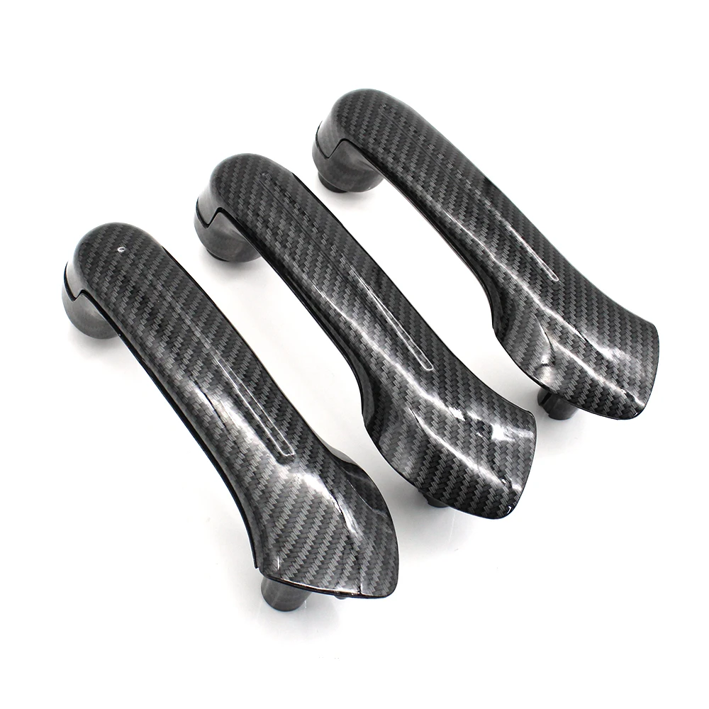 LHD Carbon Fiber Front Rear Left Right Door Handle Set Replacement For Volkswagon VW Bora Golf 4 MK4 Jetta 1999-2004 interior door handle cover,interior door handle,car door handle cover,door panel handle