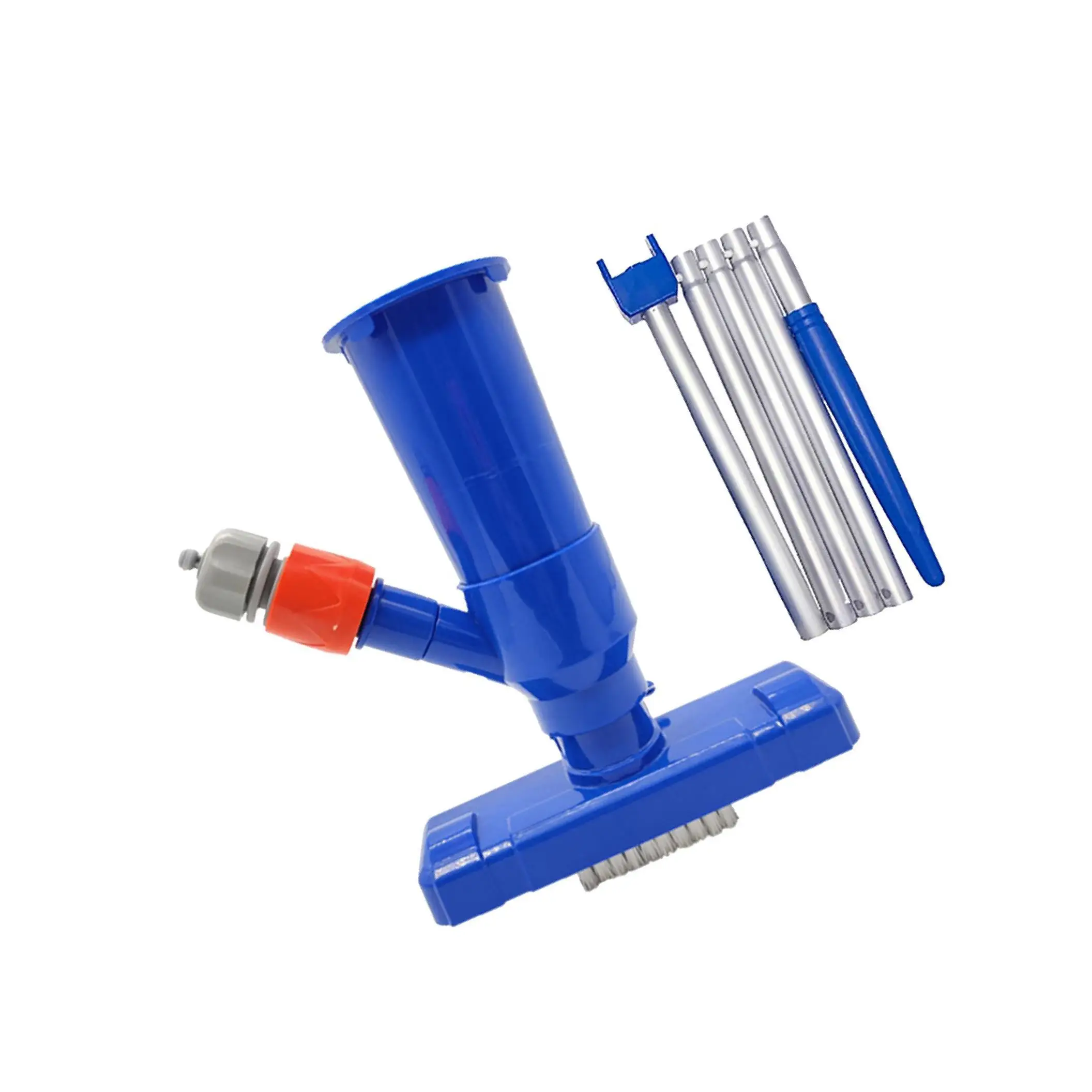 

Handheld Pool Vacuum Cleaner with 5 Section Pole Leaf Vacuum Brush for Spa