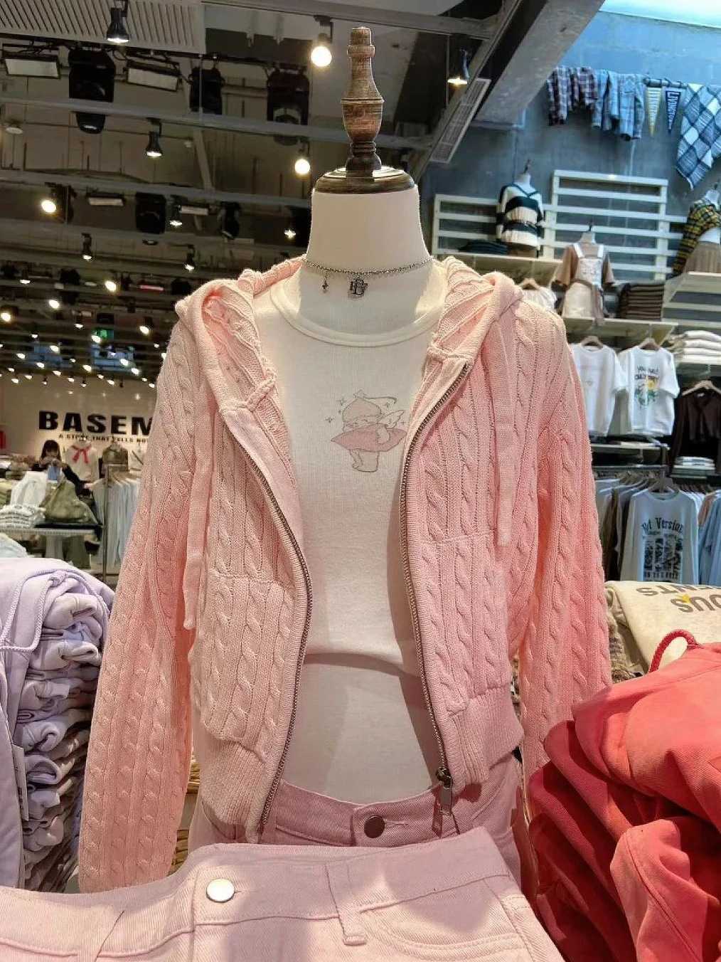 Twisted Flower Knitted Cardigan Sweater Women Autumn Long