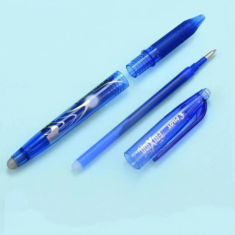 Erasable Gel Pens Pilot Frixion Pen Erasable Gel Pen Set 0.5mm Blue/black/red Replaceable Refill Student Writing Tool Supplies Japanese Stationery