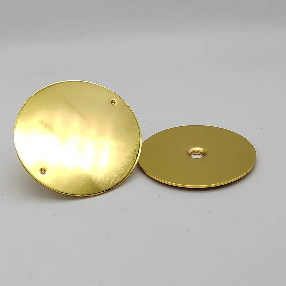 Brushed Steel Cover Deadbolt Door Hole Cover 2-5/8 Inch Diameter Brushed Finish Easy Installation Fits 1-3/4 Inch Door