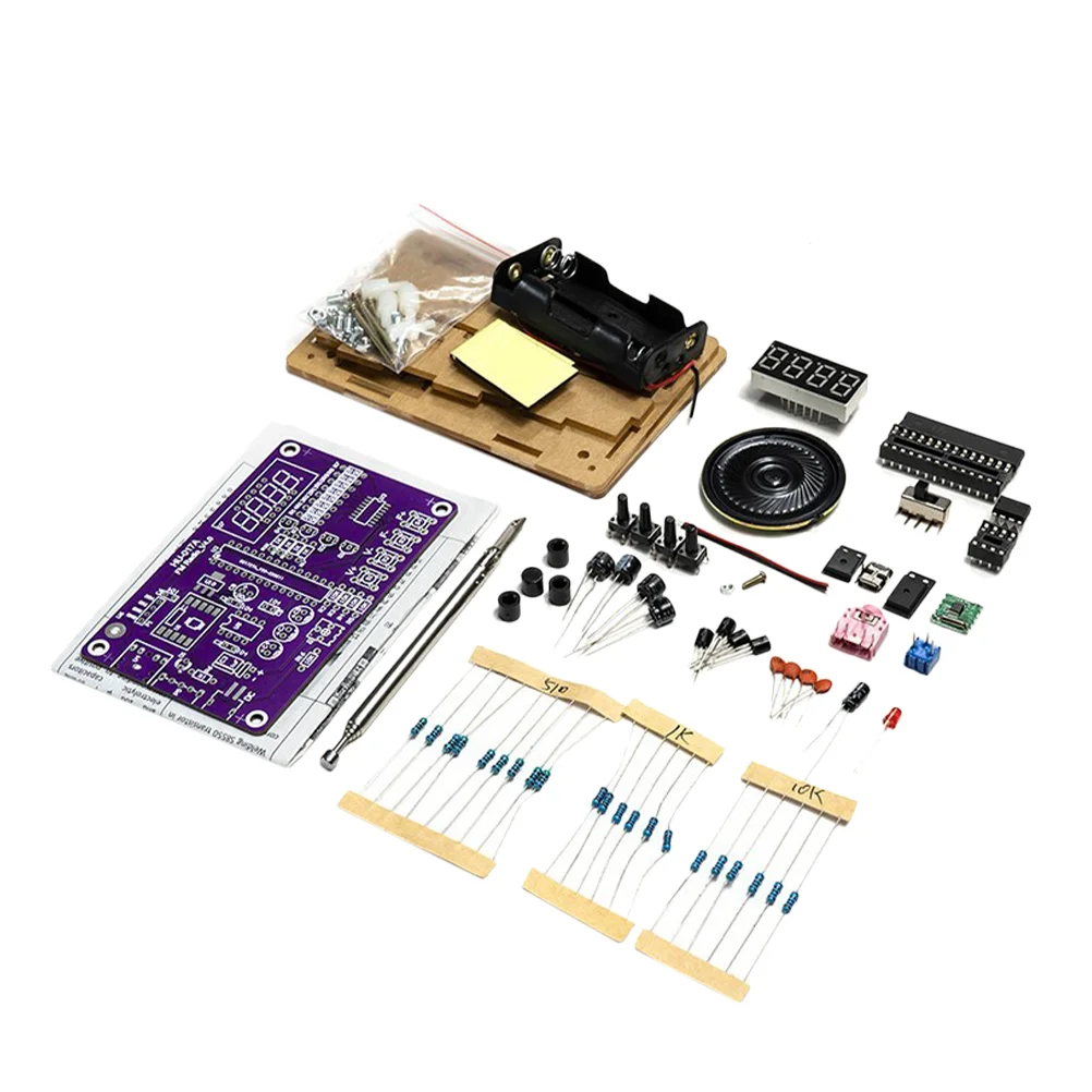 Radio Assembly Kit Soldering Practice Board Electronic Kits for Adults Suite DIY Electronics Projects Stainless Steel