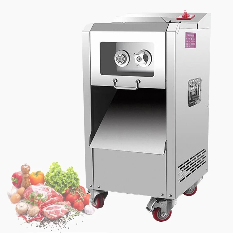 

Kitchen Electric Kitchen Meat Slicer Stainless Steel Vegetable Slicer Fresh Meat Slicer Strip Cutter Meat Cutting Machine