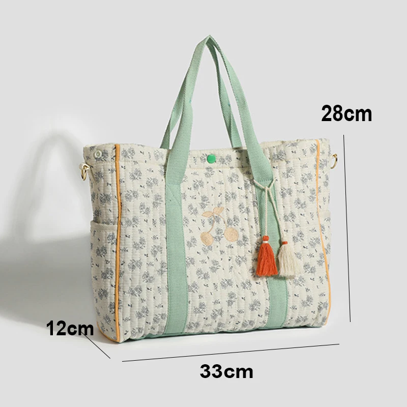 Newborn Baby Care Diaper Bag Korea Mummy Shoulder Bag Newborn Embroidery Kids Stroller Diaper Storage Organizer Large Handbags diaper bag maternity bag