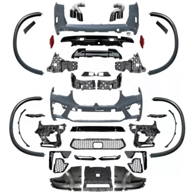 

X5M CAR BUMPERS x5 g05 front bumper full body kit facelift to f95 x5m 2018-2020