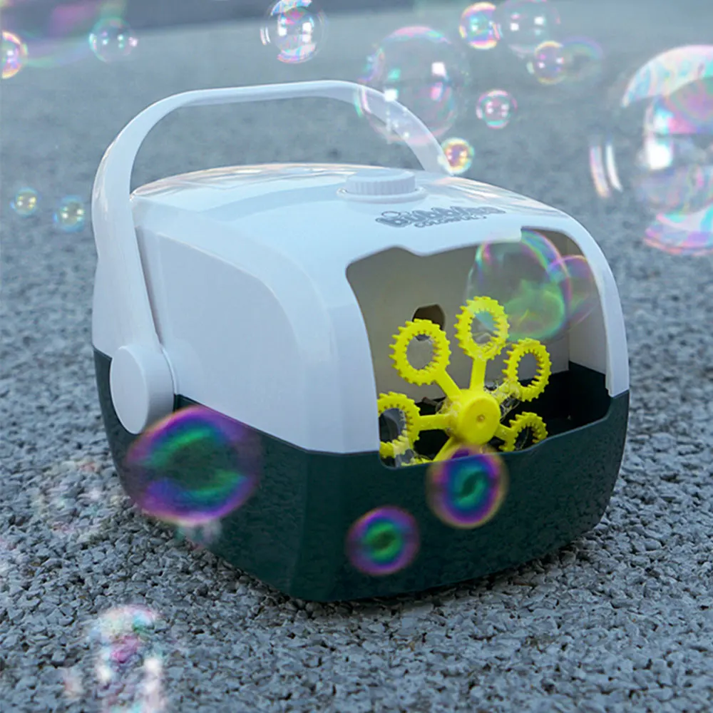

Portable Soap Bubble Machine Electric Bubble Gun Stage Party Equipment Funny Kids Outdoor Toys