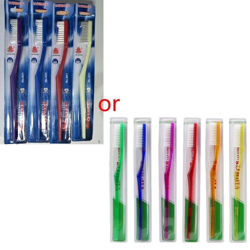 

6x for Nano Dental Care Premium Hard Toothbrush Bristle Tooth Brush Set For Adu