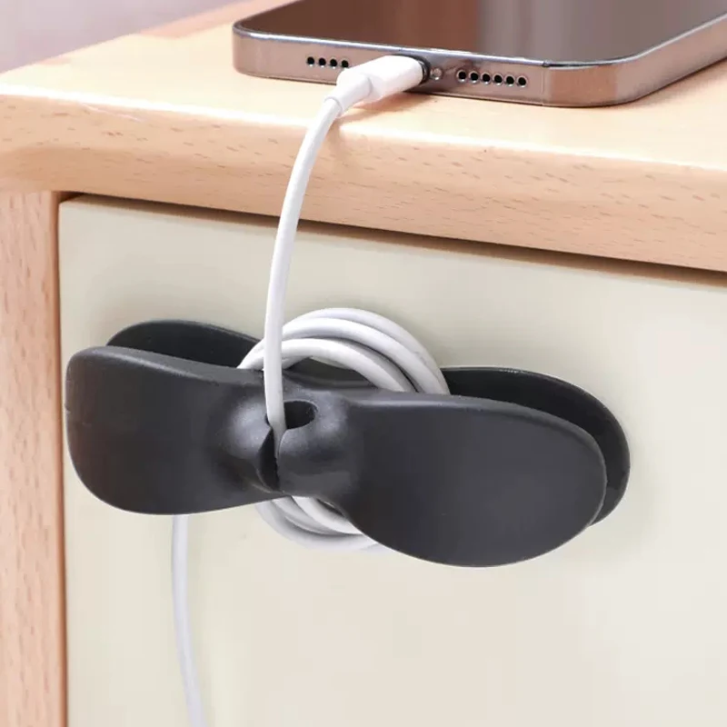 Organisateur De Câble En Silicone - Lot De 6 - Pour Enrouler Les Fils D'appareils De Cuisine