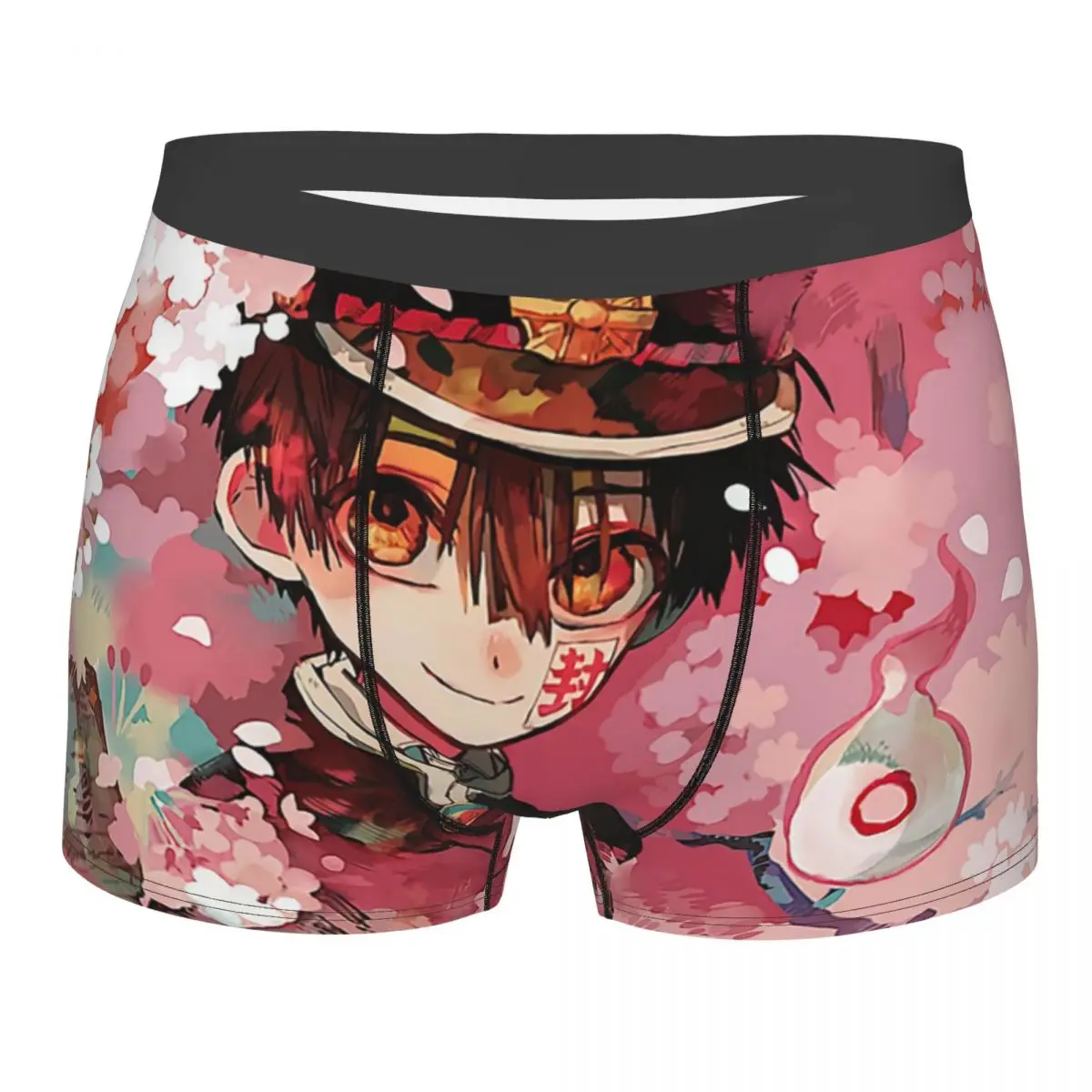 

Jibaku Shounen Hanako Kun Anime Men's Underwear Yugi Amane Boxer Briefs Shorts Panties Sexy Polyester Underpants for Homme S-XXL