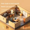 1200W Electric Heater Fan Portable Desktop Fan Heating Warm Air Blower Hand Foot Radiators Home Office Room Warmer Machine 220V 3